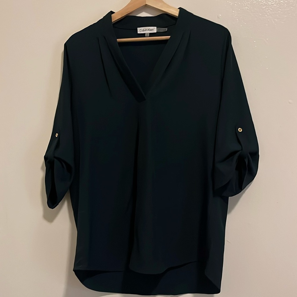 Calvin Klein Dark Green Top